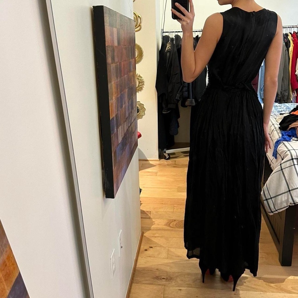 VM Black Wide Leg Jumpsuit - Picture 3 of 8